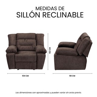 Foto 8 | Sillón Trinity Bumers Reclinable Mecedora Color Chocolate