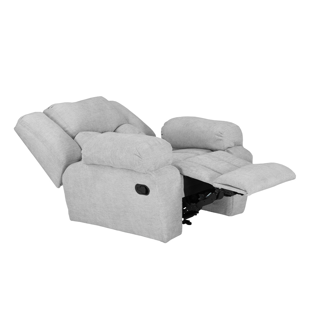 Foto 7 pulgar | Sillón Trinity Rexons Reclinable Mecedora Color Gris Plata