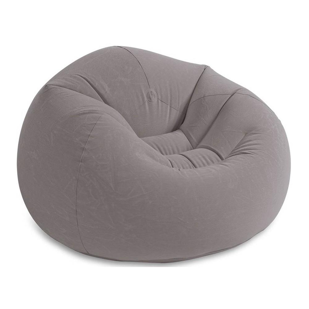 Foto 2 pulgar | Sillón Inflable Beanless Intex 68579np color Gris