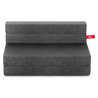 Foto 2 | Sofá Cama 2 En 1 Sillón Matrimonial y Colchón Plegable Gris