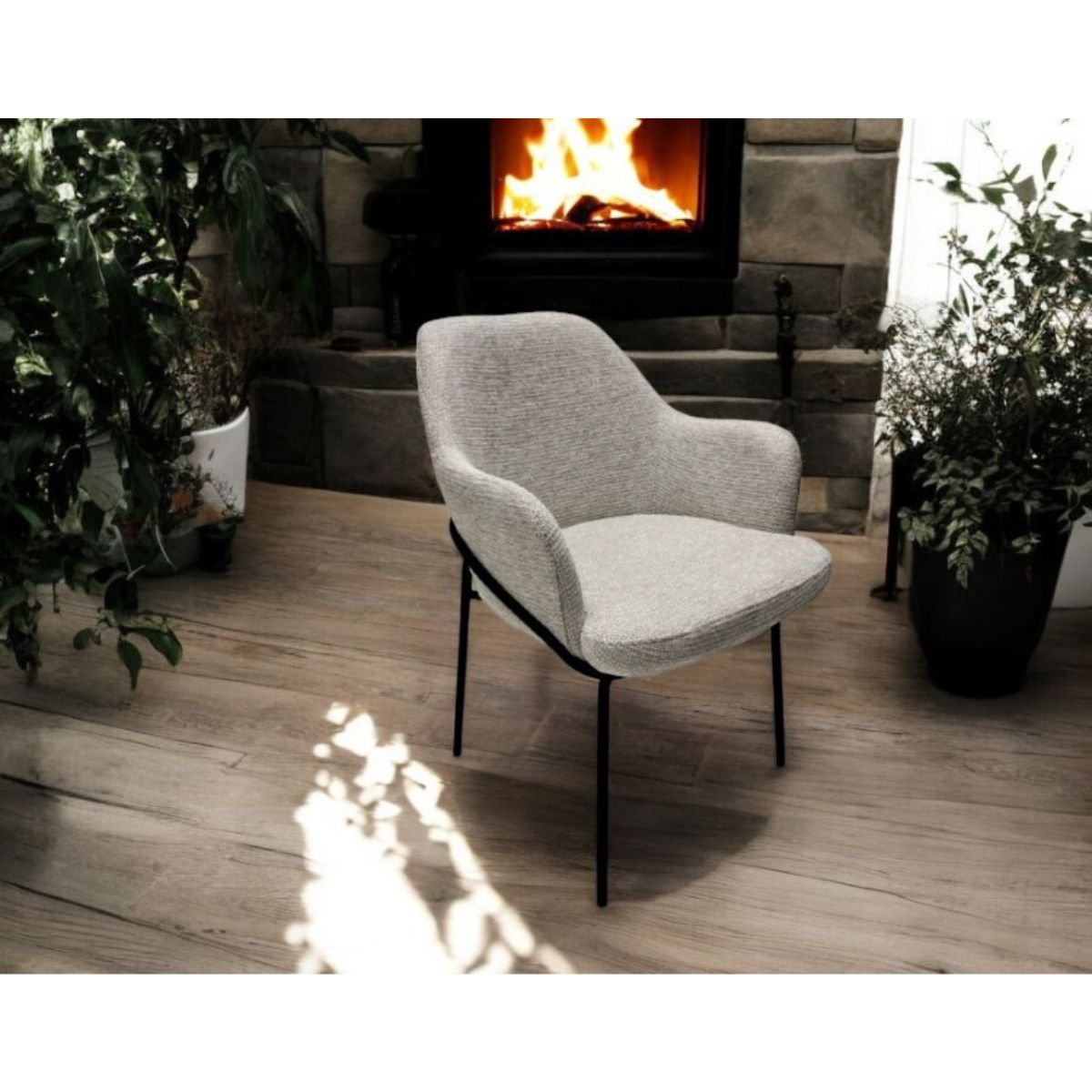 Foto 2 pulgar | Silla Beige Terzetto Ian