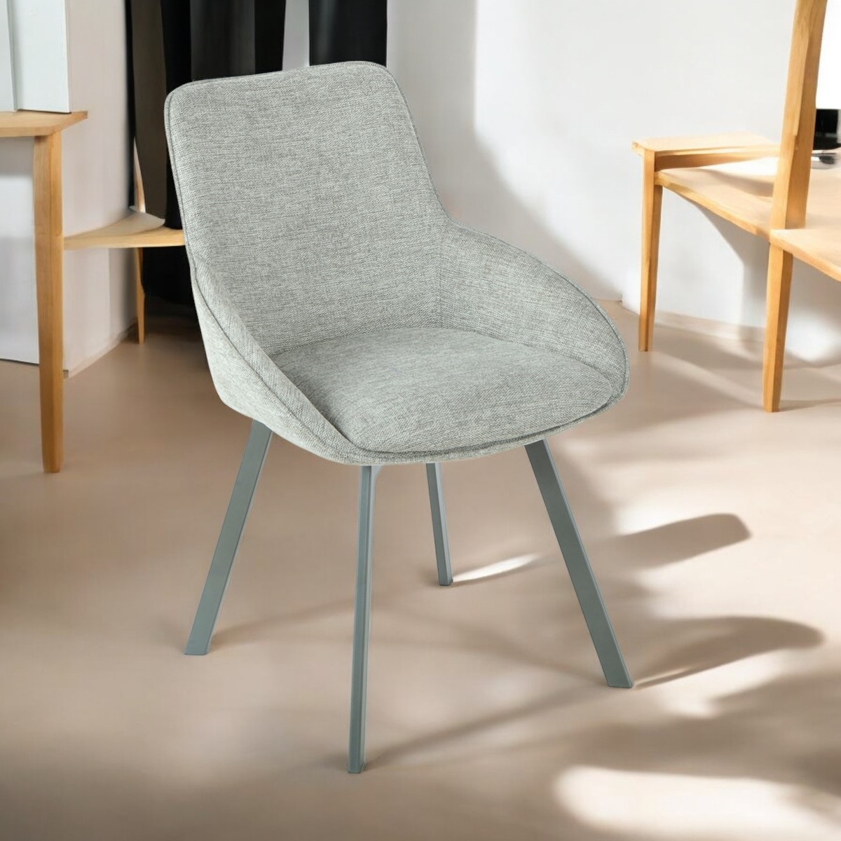 Foto 1 | Silla de Oficina Nekal Gris