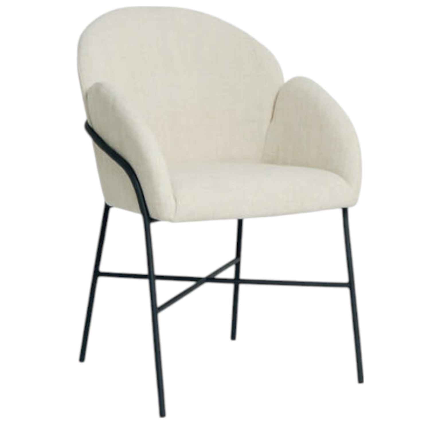 Foto 2 pulgar | Silla Ocasional Tamy Tela Beige