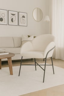 Foto 4 | Silla Ocasional Tamy Tela Beige