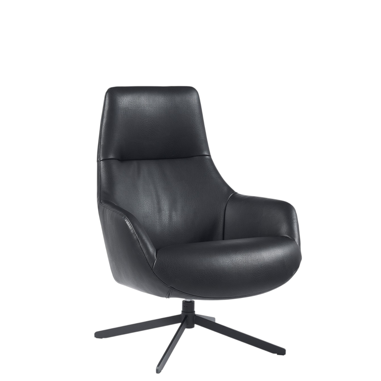 Foto 2 pulgar | Sillon Ocasional Rusia Vinipiel Negro