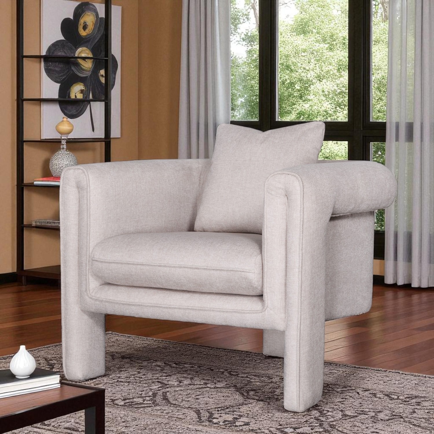 Foto 4 pulgar | Sillón Ocasional Barnny Beige