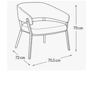 Foto 3 | Sillon Paris T Gris