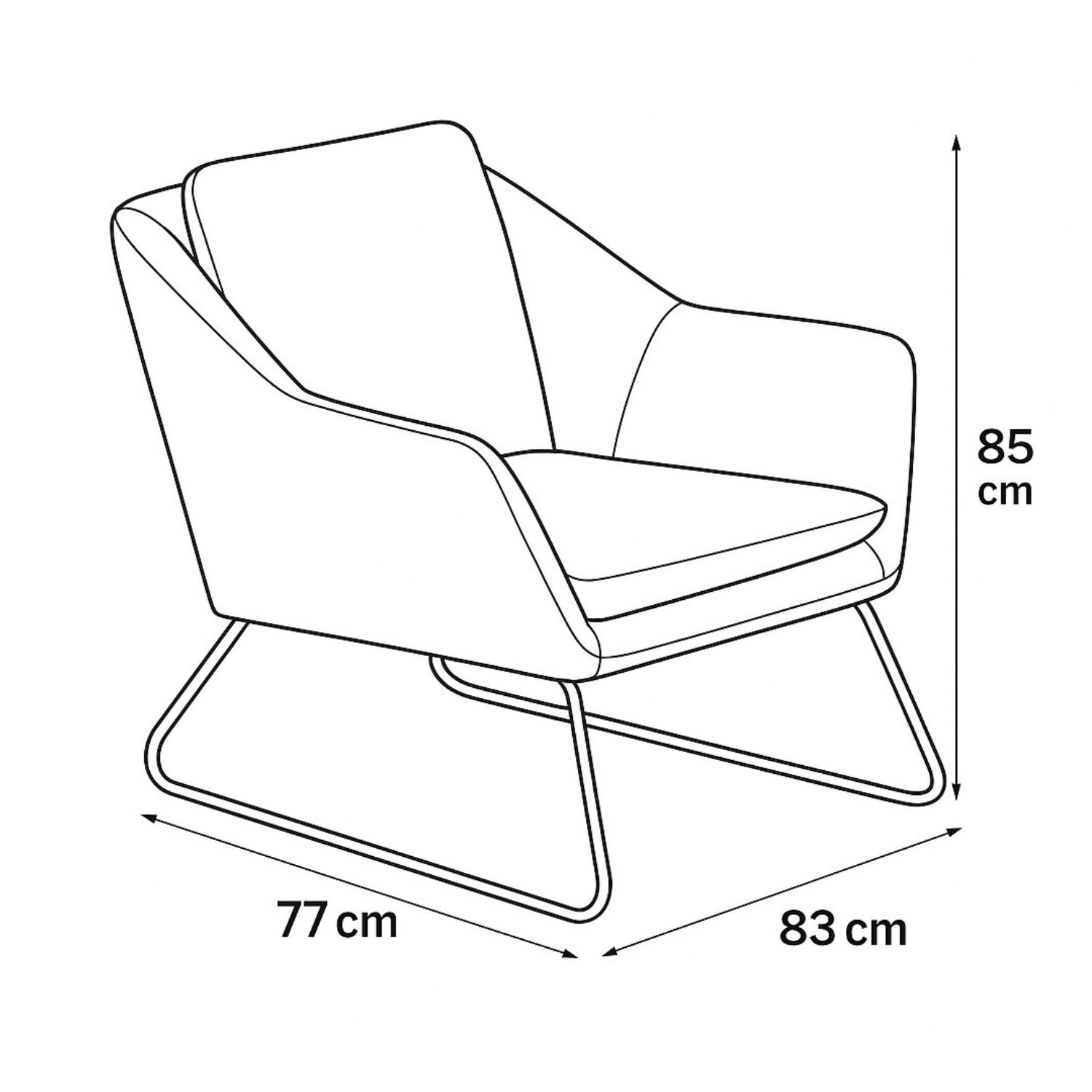 Foto 4 pulgar | Sillon Karla V Negro