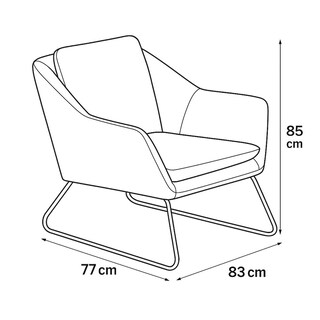 Foto 3 | Sillon Karla V Verde