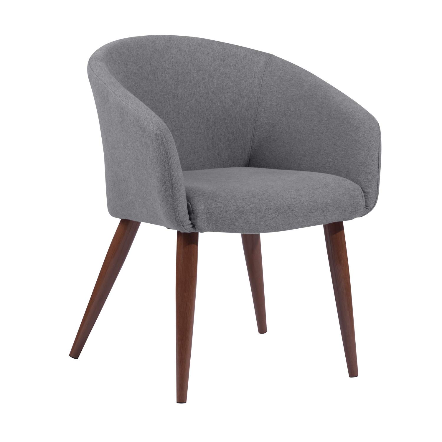 Silla Decorativa Furniturer Aokelan Gris 59 X 50 X 76.7 Cm