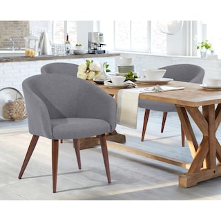 Foto 6 | Silla Decorativa Furniturer Aokelan Gris 59 X 50 X 76.7 Cm