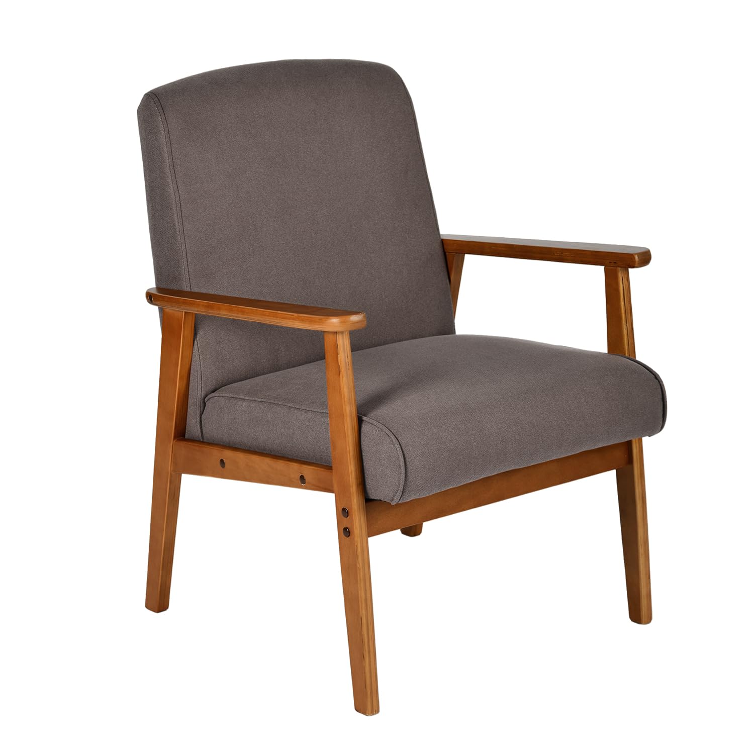 Foto 9 pulgar | Silla Decorativa Furniturer Bruqax Marrón 60 X 62 X 87.5 Cm