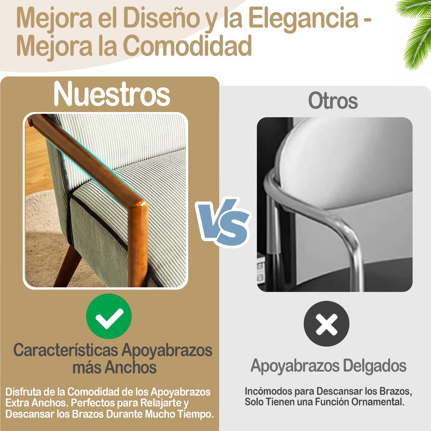 Foto 6 pulgar | Silla Decorativa Furniturer Doggy Beige