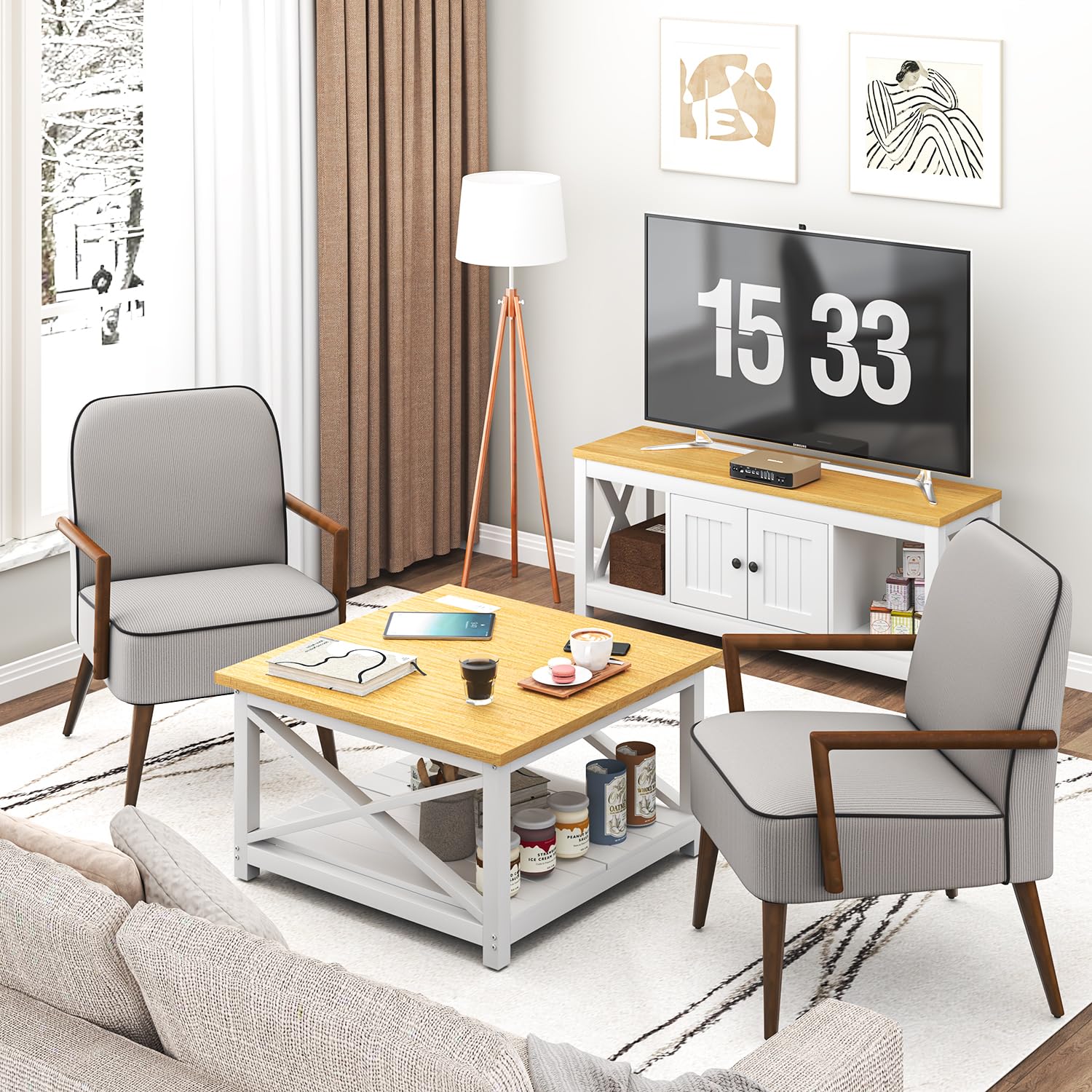 Foto 9 pulgar | Silla Decorativa Furniturer Doggy Gris