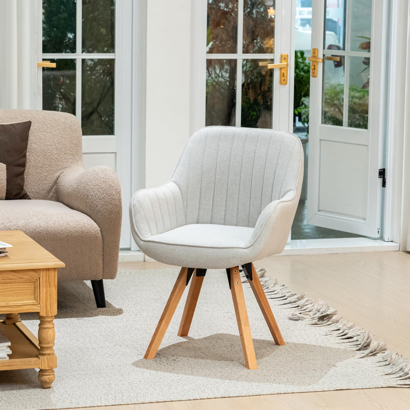 Siila Sillón Individual Ggiratoria 360° Beige Gomyhome