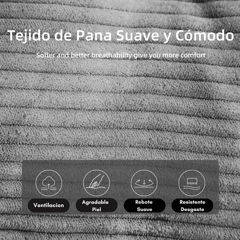 Foto 9 pulgar | Sillon Ocasional Individual Con Giro De 360 ​​grados Gris Gomyhome