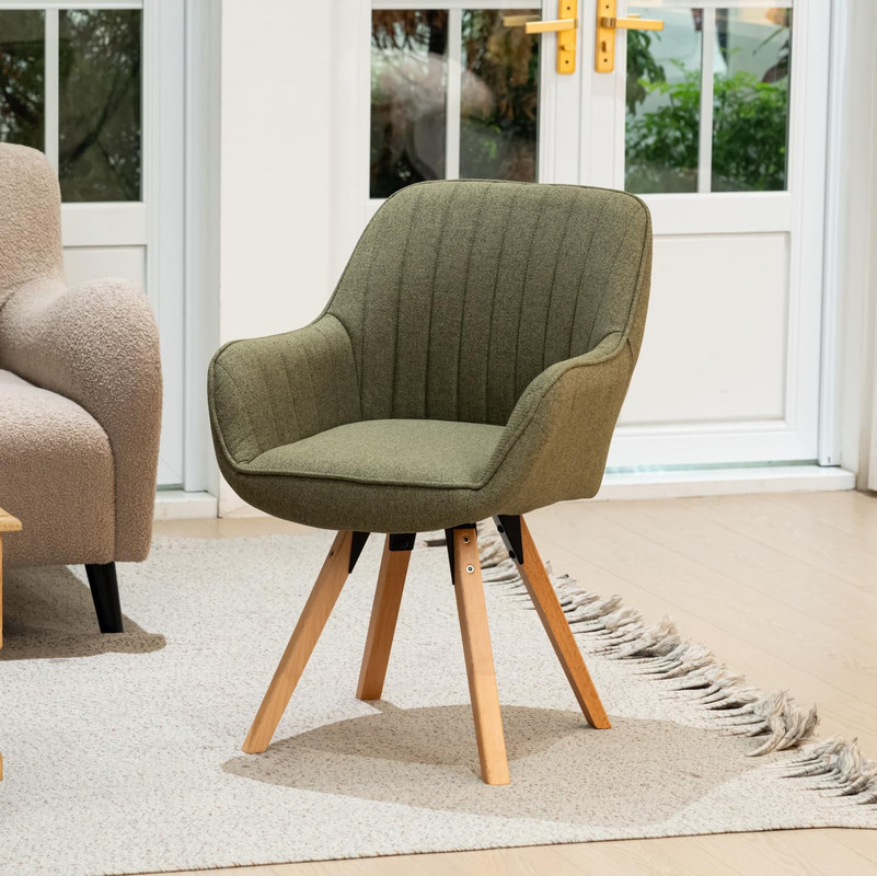 Siila Sillón Individual Ggiratoria 360° Verde Gomyhome