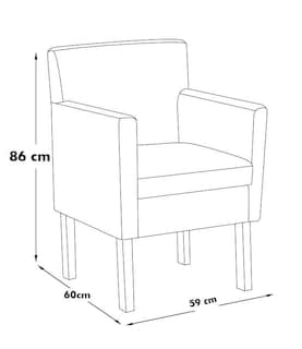 Foto 4 | Sillón Ocasional Con Brazos Rosalia