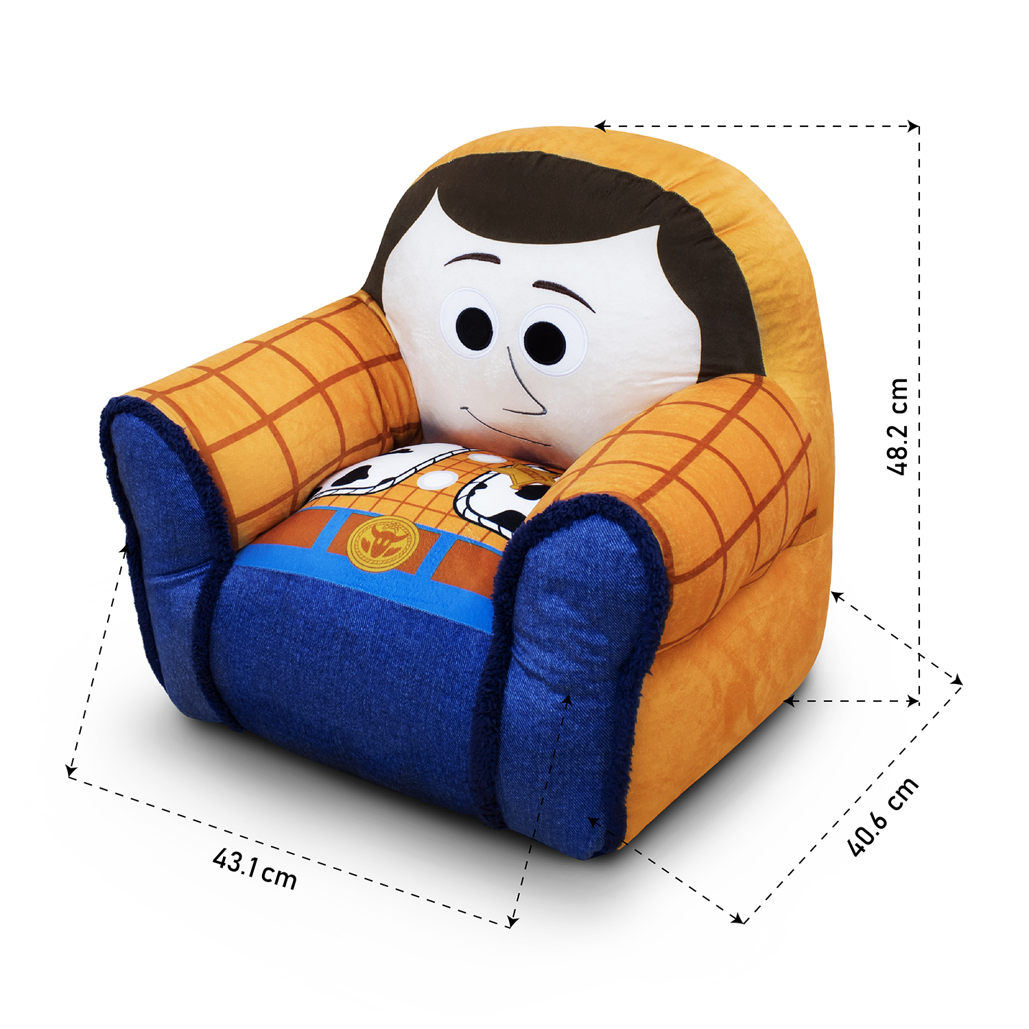 Foto 7 pulgar | Sillón Infantil Puff Andromeda Inc Toy Story - Woody