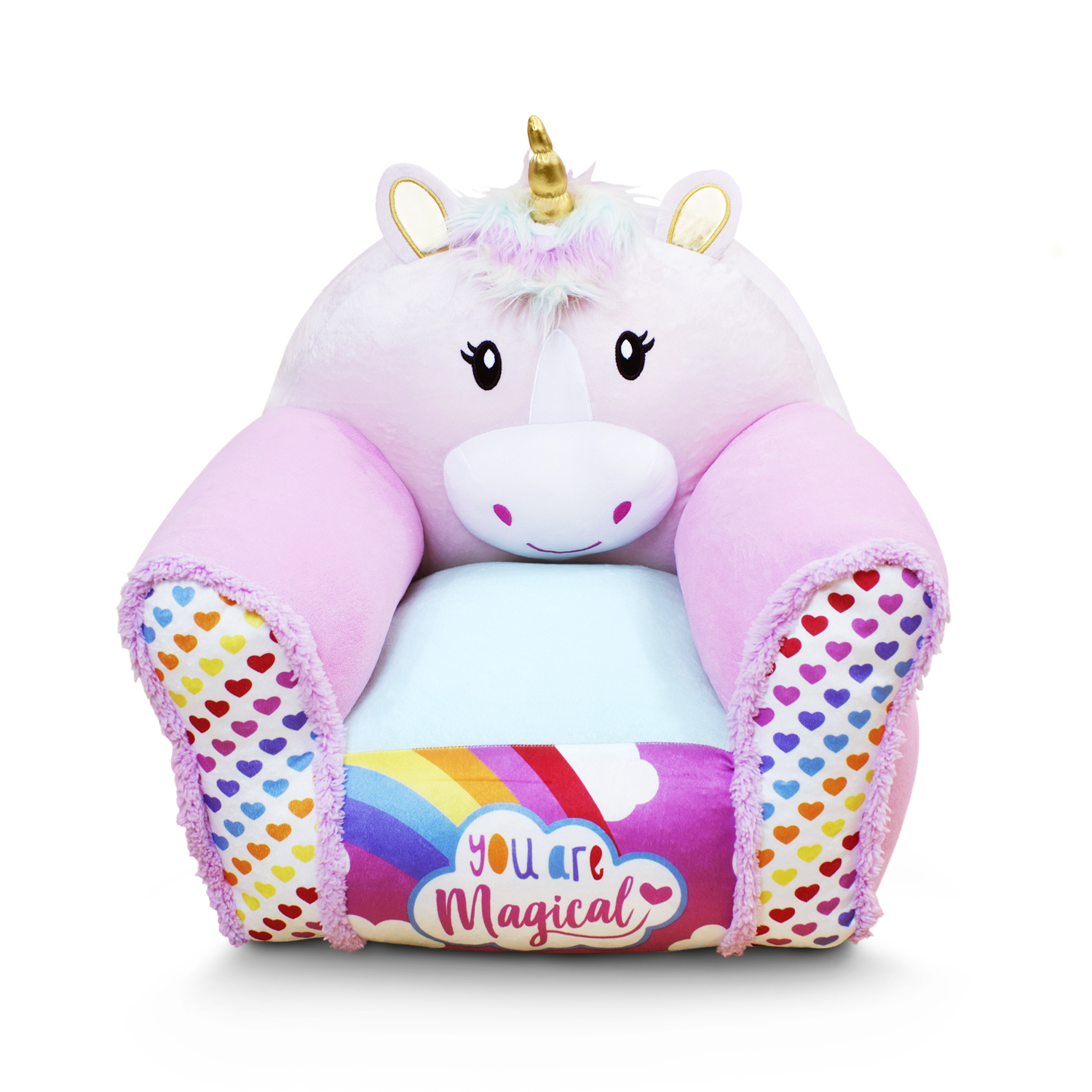 Foto 2 pulgar | Sillón Infantil Andromeda Inc Unicornio color Rosa