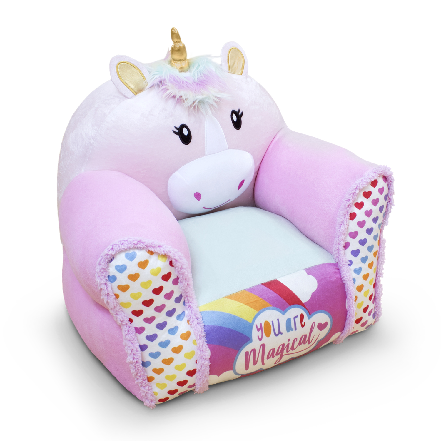 Foto 3 pulgar | Sillón Infantil Andromeda Inc Unicornio color Rosa