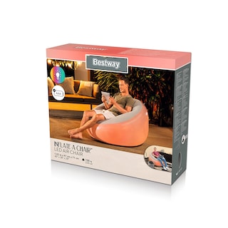 Foto 4 | Sillón Inflable Puff Bestway con Iluminación Luz