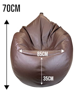 Foto 5 | Puff Lunics Oval color Chocolate PUOV-MEDCH Mediano