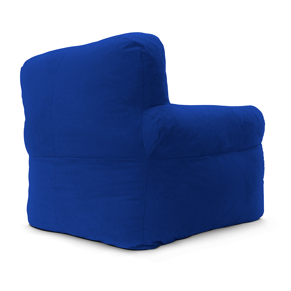 Foto 7 pulgar | Puff Sillón Individual Gran Tamaño C/Funda de Cojín Sacoos color Azul