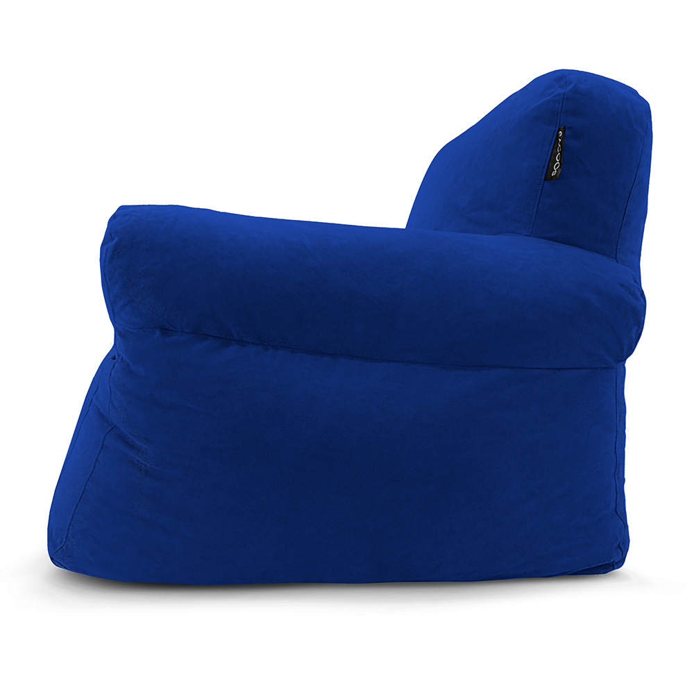 Foto 9 pulgar | Puff Sillón Individual Gran Tamaño C/Funda de Cojín Sacoos color Azul