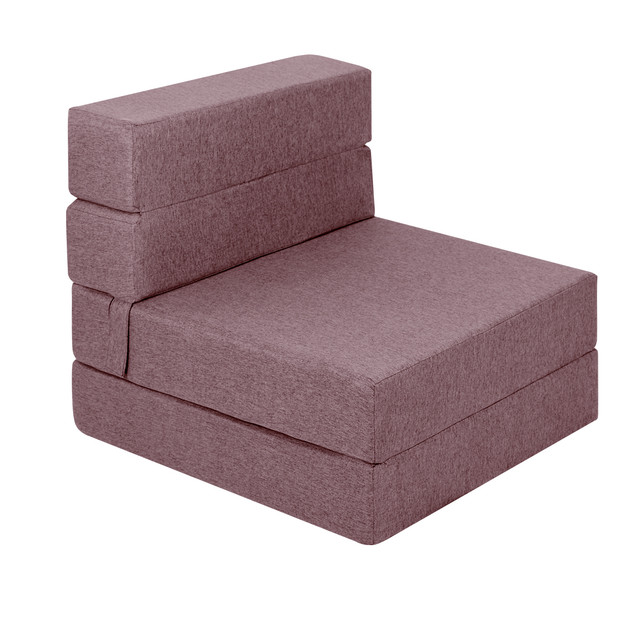 Foto 1 | Sofá Cama Plegable Individual Atlas Basics Rosa