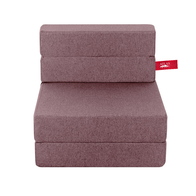 Foto 3 pulgar | Sofá Cama Plegable Individual Atlas Basics Rosa
