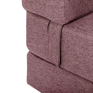 Foto 4 | Sofá Cama Plegable Individual Atlas Basics Rosa