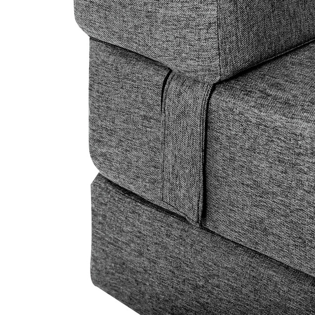 Foto 4 | Sofá Cama Plegable Atlas Basics Individual Tipo Puff color Gris Claro