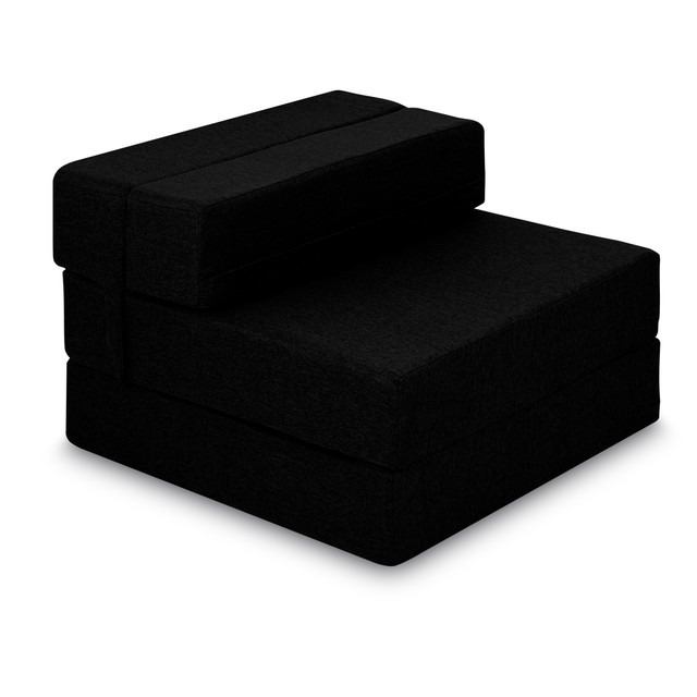 Foto 1 | Sofá Cama Plegable Individual Atlas Basics Negro
