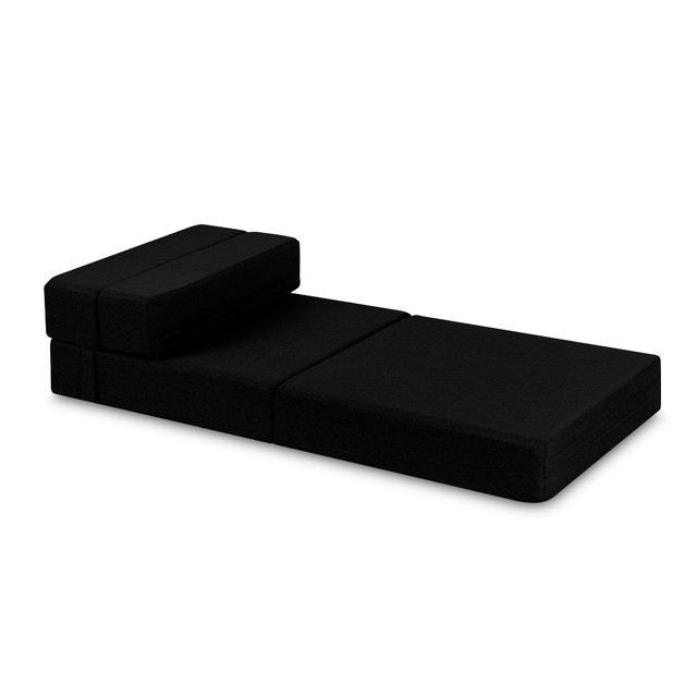 Foto 5 | Sofá Cama Plegable Individual Atlas Basics Negro