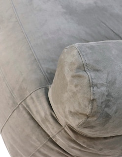 Foto 4 | Puff Sillón Individual Gran Tamaño Gris + Bedrest Café