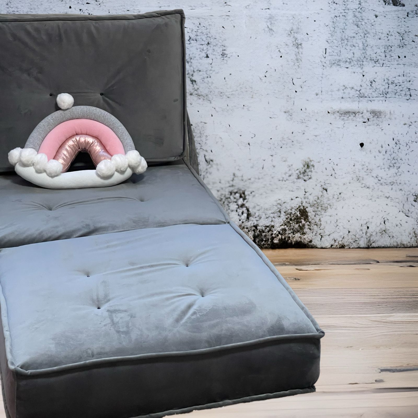 Foto 5 pulgar | Puff Sillon Convertible Cama Decorativo