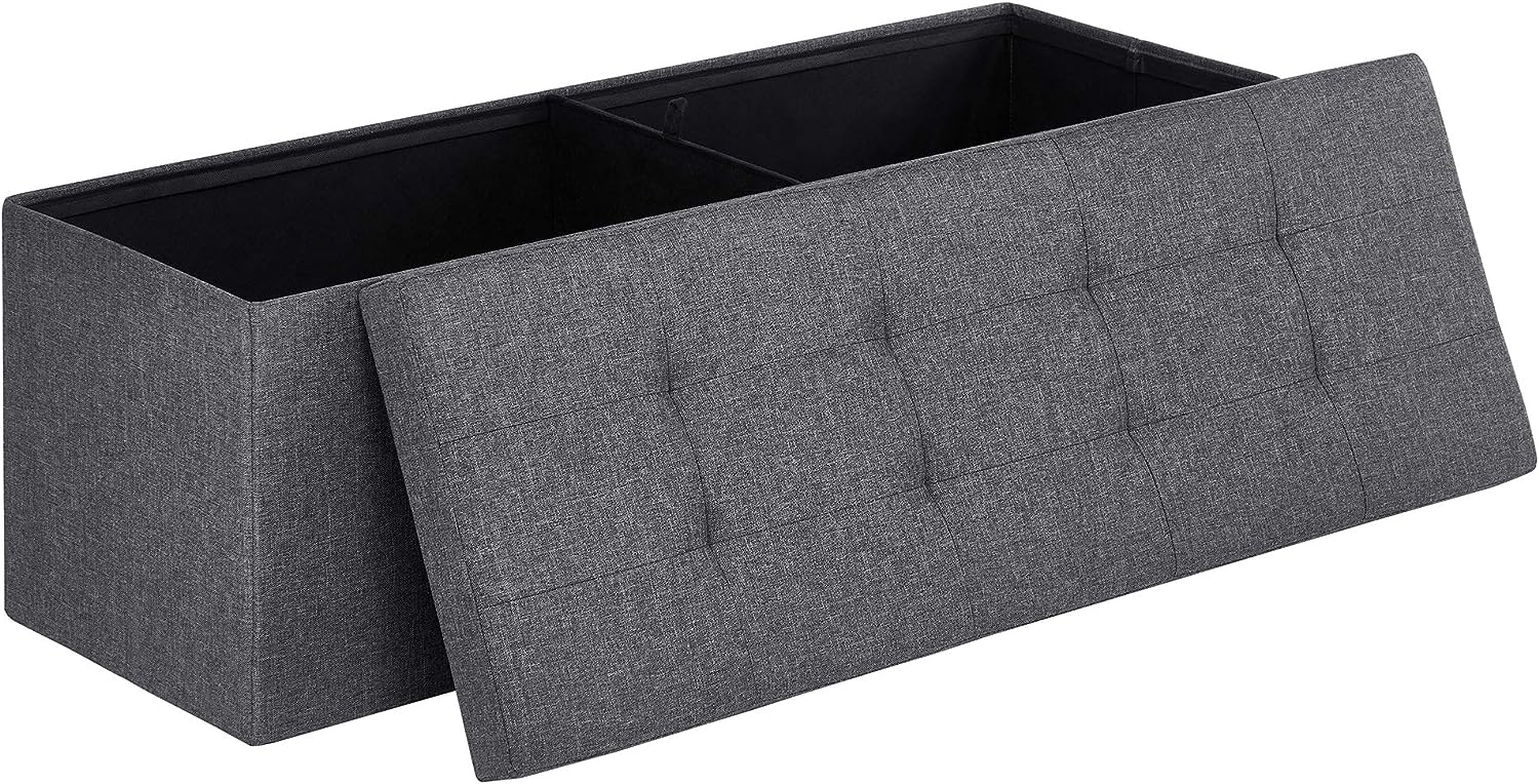 Foto 1 | Banco Otomano Plegable Songmics Ulsf77k Gris Oscuro