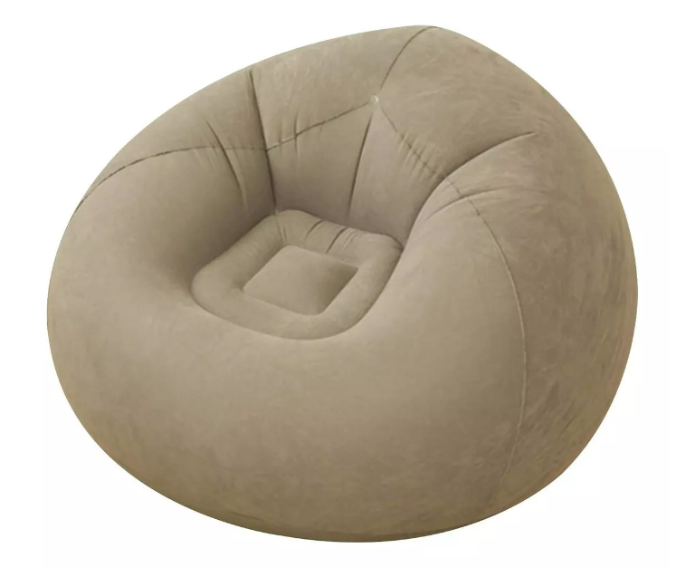 Sillón Inflable de PVC  Café