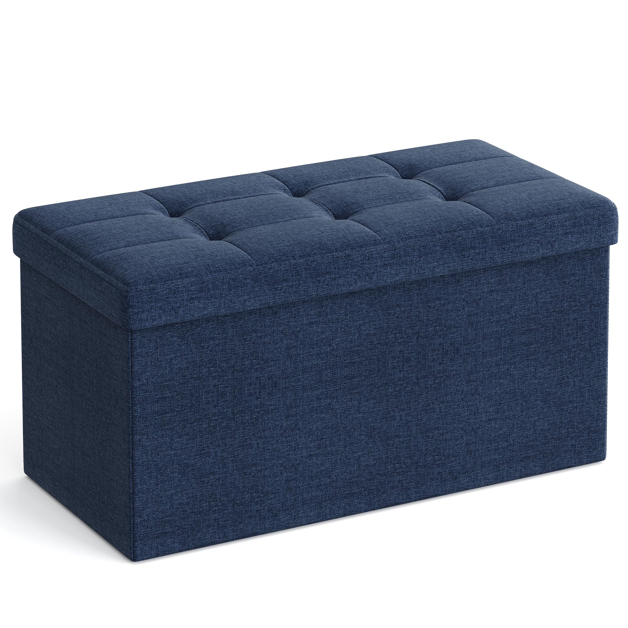 Foto 1 | Banco de Almacenamiento Puff Azul Oscuro 76 cm