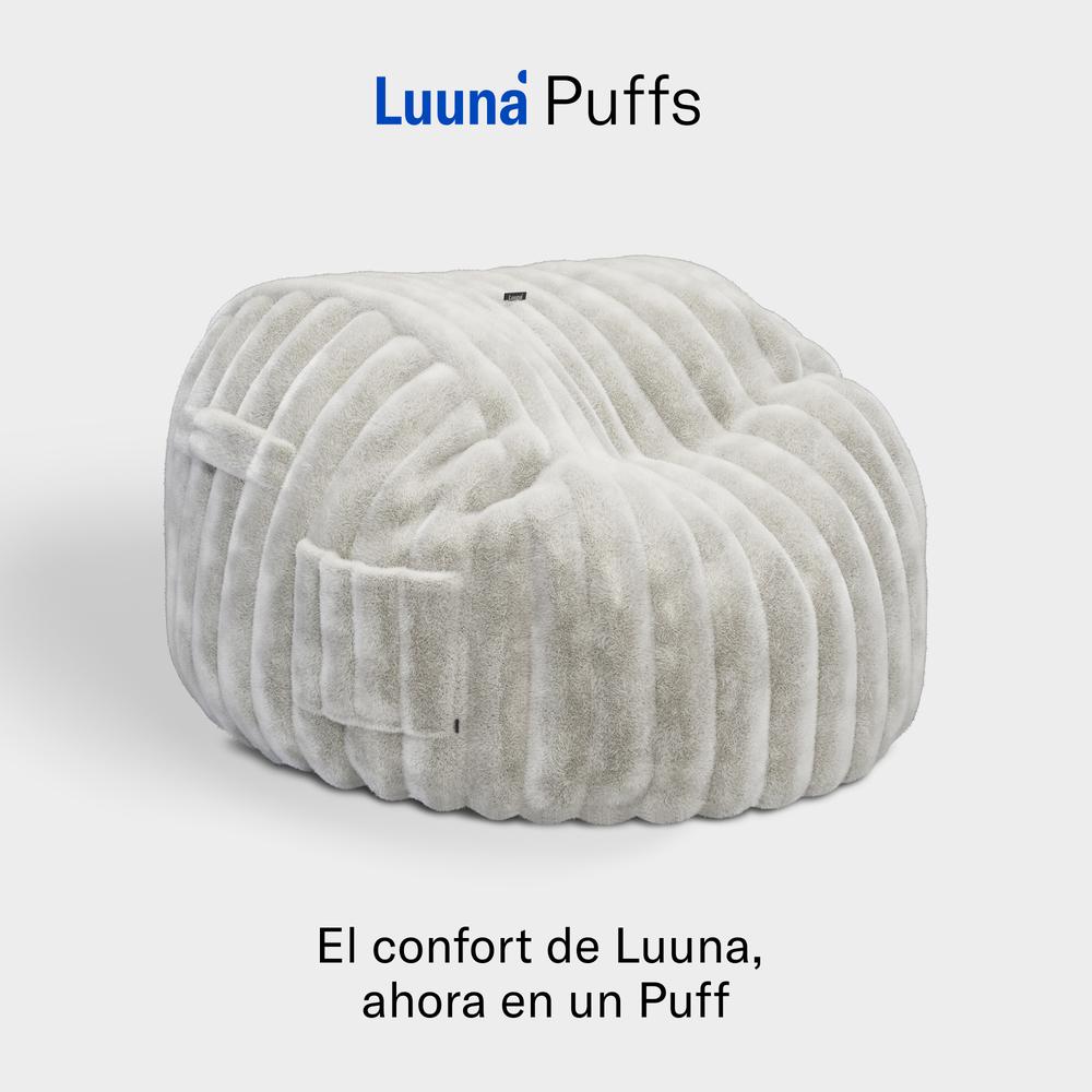 Foto 3 pulgar | Puff Luuna Ice Cómodo Relleno de Espuma Ajustable Tamaño Regular