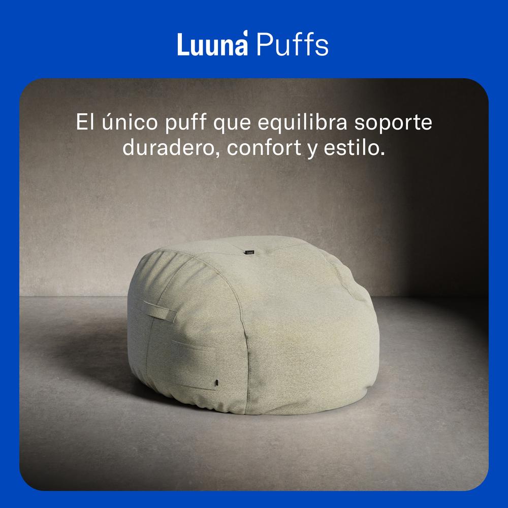 Foto 4 pulgar | Puff Luuna Salt Cómodo Relleno de Espuma Ajustable Tamaño Regular