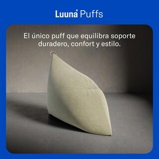 Foto 3 | Pillow Puff Luuna Salt Cómodo Relleno de Espuma Ajustable Tamaño Grande