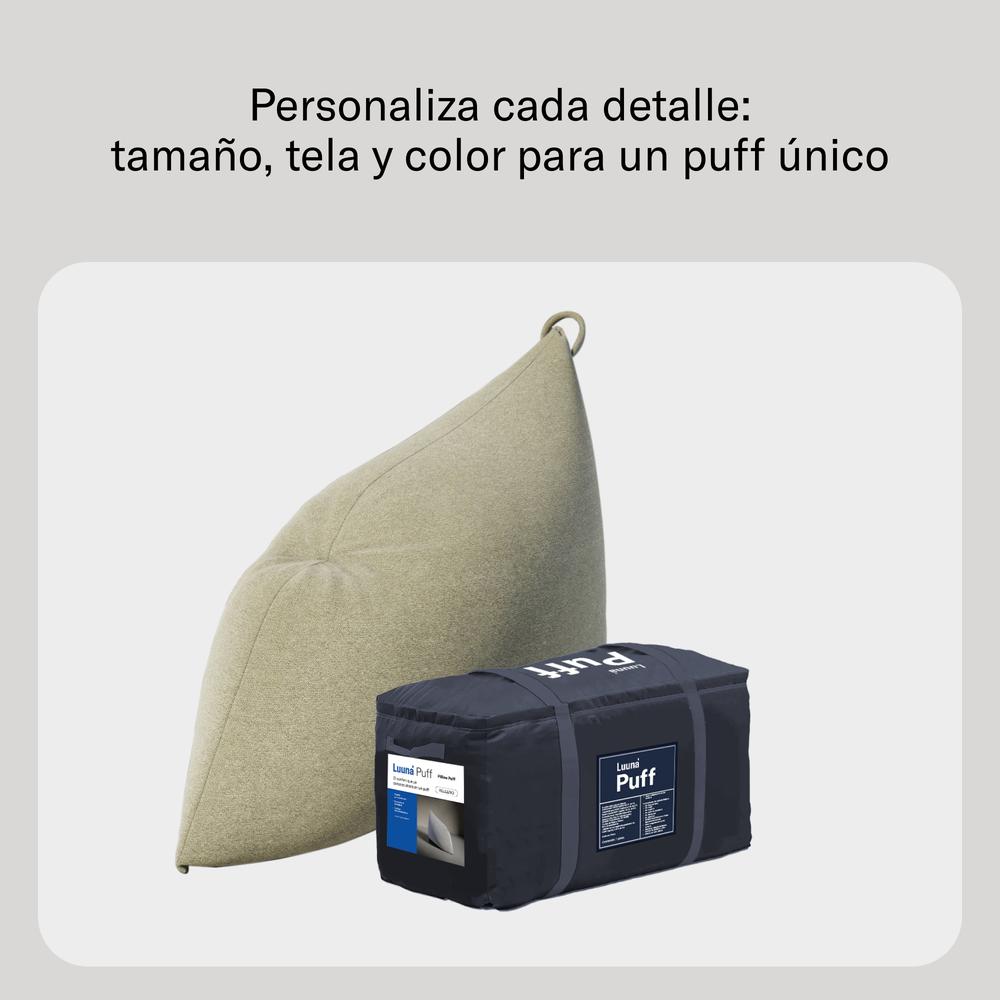 Foto 5 pulgar | Pillow Puff Luuna Salt Cómodo Relleno de Espuma Ajustable Tamaño Grande