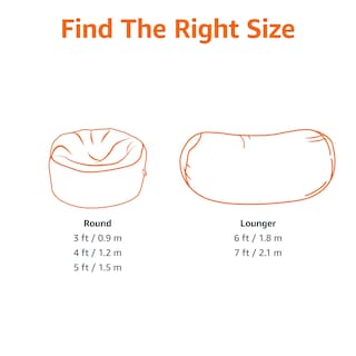 Foto 4 | Puf Amazon Basics De Espuma Viscoelástica De 3 Pies Con Microfibra - Venta Internacional.