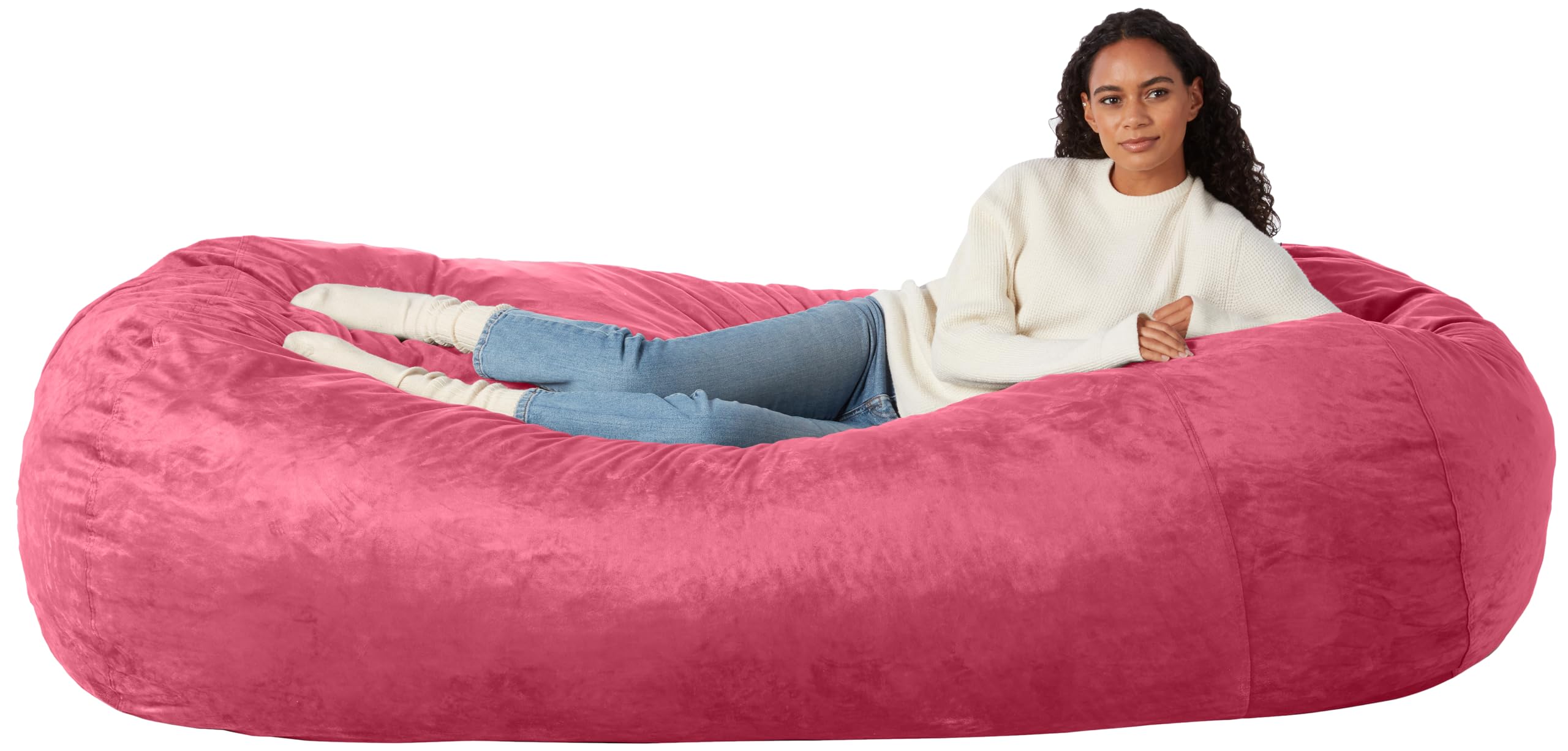 Tumbona Amazon Basics De Espuma Viscoelástica De 7 Pies, Rosa - Venta Internacional.