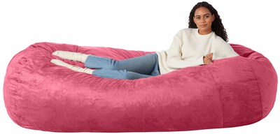 Foto 1 | Tumbona Amazon Basics De Espuma Viscoelástica De 7 Pies, Rosa - Venta Internacional.