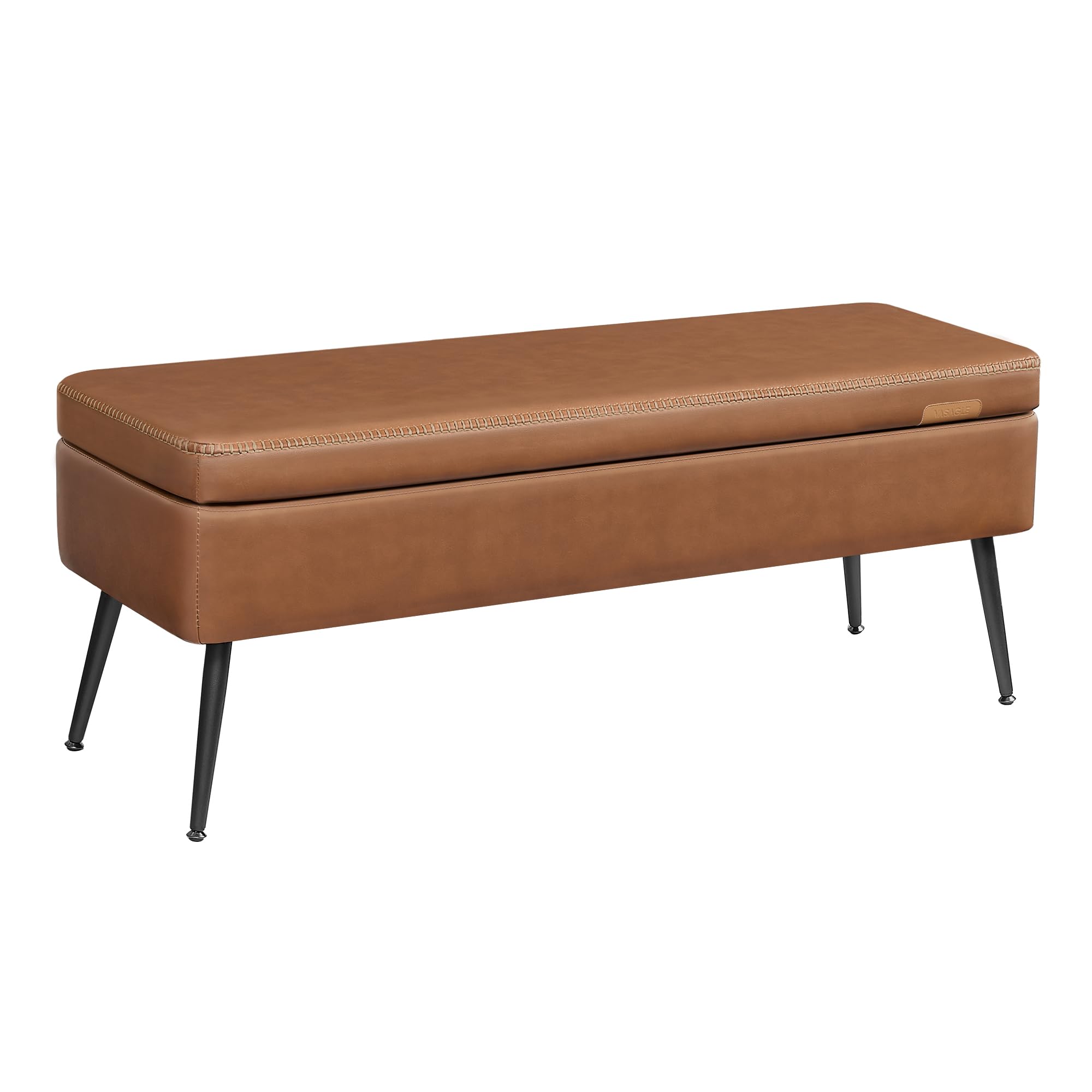 Foto 1 | Banco Otomano De Almacenamiento Vasagle Ekho Collection 57l Caramel - Venta Internacional.
