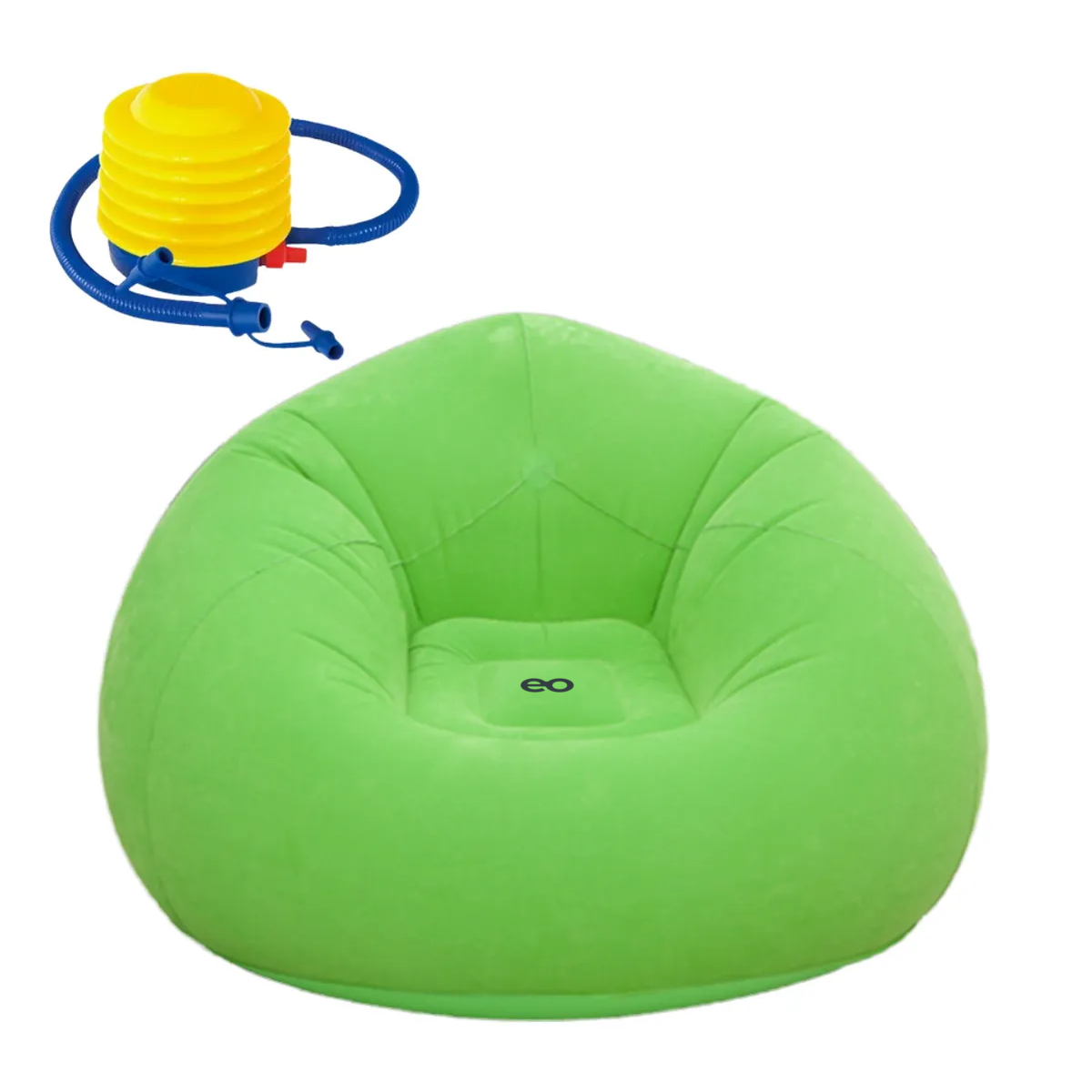 Foto 3 pulgar | Puff Sillón Inflable Eo Safe Imports Esi-20757 Verde