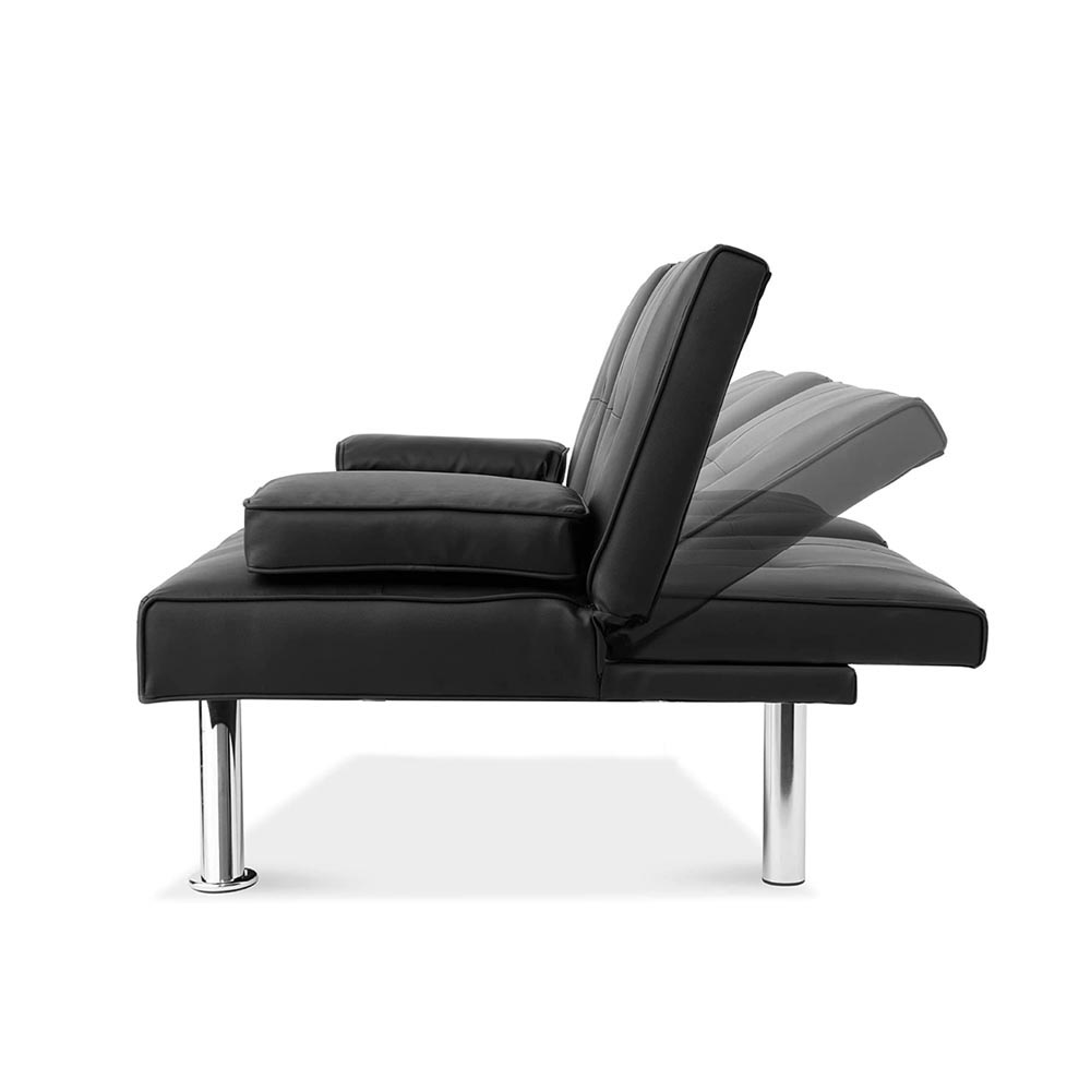 Foto 4 pulgar | Sofá Cama Vanlig Loveseat color Negro